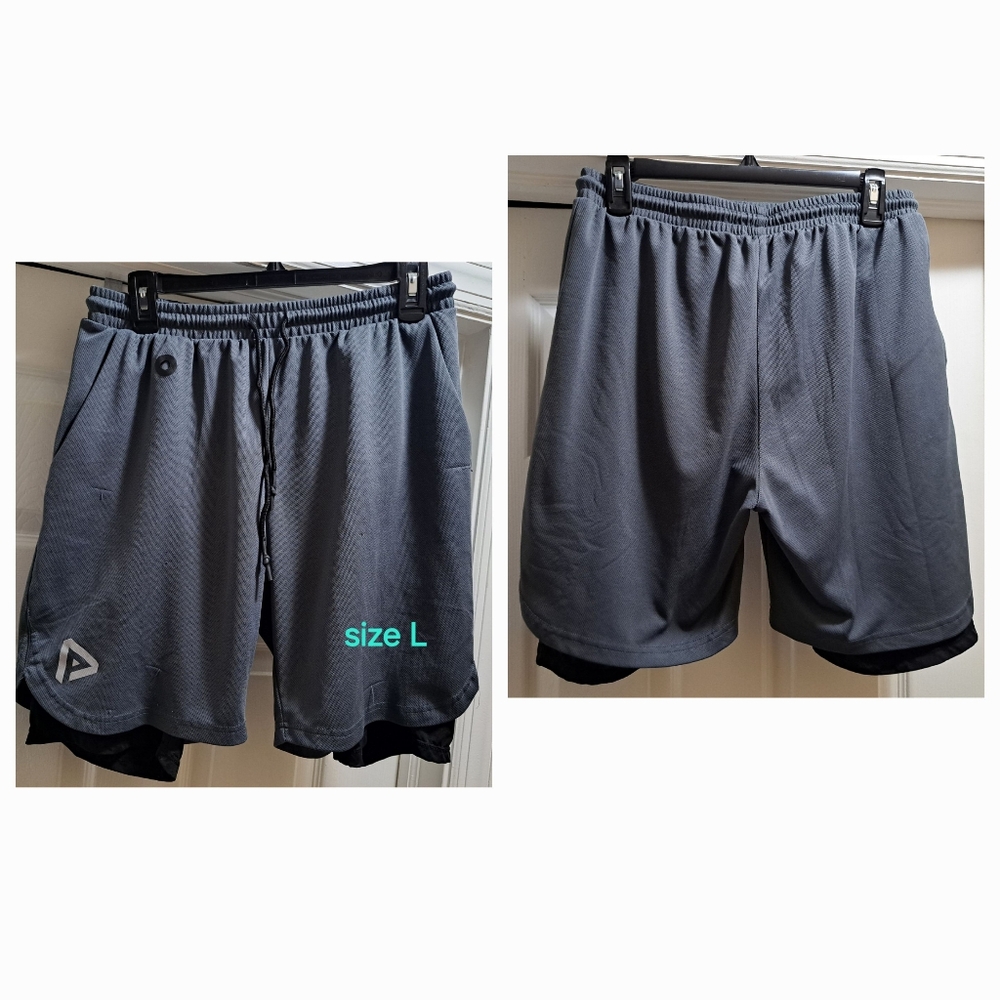 2 in 1 Men's Gym Shorts